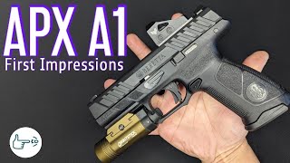 The best budget defense option Beretta APX A1 first impressions [upl. by Koziarz]