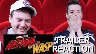 AntMan and The Wasp  Official Trailer Reaction [upl. by Ellenrad]