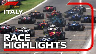 Race Highlights  2022 Italian Grand Prix [upl. by Nyleimaj]