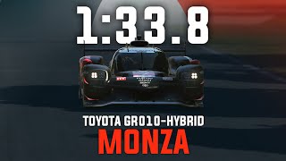 Monza 1338  Toyota GR010Hybrid  Le Mans Ultimate [upl. by Fennelly]