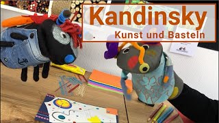 Wassily Kandinsky  Kunst und Basteln für Kinder [upl. by Ecinwahs457]