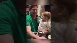 Jealous Kids Doing Funny Things 🤣😂 baby kids toddler funnybaby funnykids dad mom hilarious [upl. by Llien]