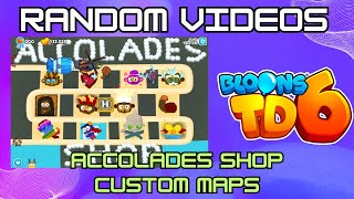 ACCOLADES SHOP BY DR MONKEY  BTD6  CUSTOM MAPS bloons btd6 [upl. by Ecertal]