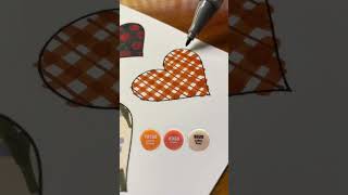 Wool Plaid Pattern coloringtutorial colorwithme ohuhumarkers [upl. by Stilu]