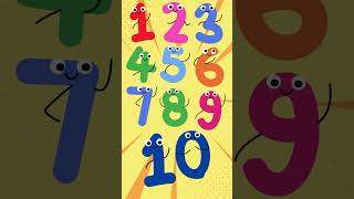 ONE TO TEN Super Simple Counting Song For toddlereducation [upl. by Ayra]