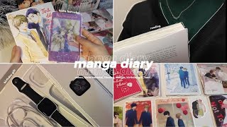 diary  vlog🖇️ reading unboxing manga birthday present kieta hatsukoi nagahama to be [upl. by Ahsemot]