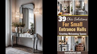 39 Chic Small Entrance Hall Ideas Creative Solutions for Welcoming Spaces [upl. by Talya65]