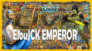 LAUTAN TROOPS MEMBARA MENYAMBUT ElouJCK EMPEROR   Lords Mobile Indonesia [upl. by Queridas553]