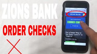 ✅ 3 Ways To Order Zions Bank Replacement Checks 🔴 [upl. by Kremer235]