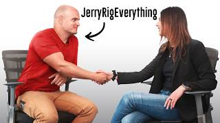 Talking Tech With JerryRigEverything [upl. by Nyllij958]