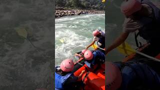 Ladki fall out 🌊👆riverrafting adventuretravel fallout minivlog mountains shivpuri rapid new [upl. by Meneau447]