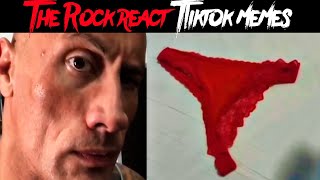 The Rock reacts Tiktok Memes  Memes [upl. by Odnuges]