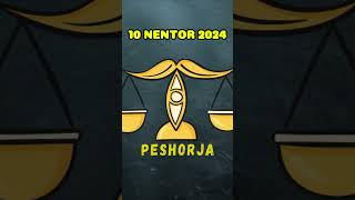 PESHORJA  Horoskopi ditor 10 nentor 2024 [upl. by Atronna]