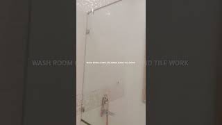 Wash room complete light emperador marble and tile work eme site swimmingpool construction home [upl. by Ferd]