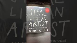 Steal Like an Artist by Austin Kleon steallikeanartist art austinkleon selfhelpbook books [upl. by Fianna328]