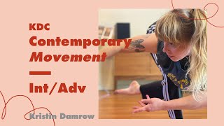 Contemporary Dance Class  IntermediateAdvanced [upl. by Dwane]