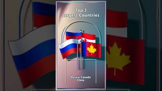 World top 3 biggest countries t3t top3 ytshorts [upl. by Isolde]