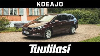 Koeajo Opel Astra Sports Tourer Enjoy 14 Turbo CNG 2018  Tuulilasi [upl. by Uhn]