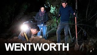 Wentworth Season 6 Episode 9 Clip Digging Up The Freak  Foxtel [upl. by Ranita]