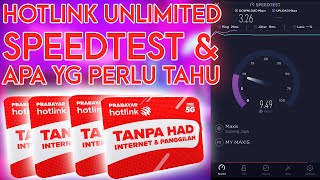 HOTLINK PREPAID UNLIMITED RM35RM45 PENIPU  Speedtest Selepas Sebulan amp Apa Yang Anda Perlu Tahu [upl. by Ovatsug]