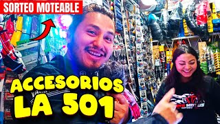 🎁ACCESORIOS Y REPUESTOS DE MOTO EN LA 501 ¿Encontré los que buscaba [upl. by Kerr486]