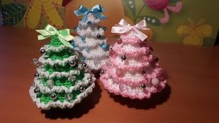 Albero Natale Uncinetto Tutorial  Christmas tree Crochet  Arbol de Navidad  Arvore de Natal [upl. by Lertnahs]