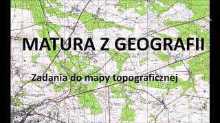 Matura z geografii zadania do mapy topograficznej [upl. by Prochoras]