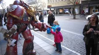 Pileruds cosplay  Blood Angels Space Marine at Leklust 2014 [upl. by Latashia921]