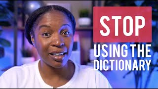 STOP USING THE DICTIONARY To Learn English Words [upl. by Towbin603]