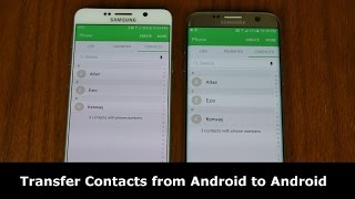 How to Transfer Contacts from Android to Android [upl. by Hanae]