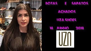 COMPRINHAS  PROMOÇÃO CALÇADOS  UZA SHOES  18 DE JUNHO DE 2018 [upl. by Keraj]