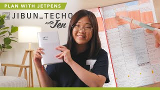 Kokuyo Jibun Techo 2021 How do we use it Plan with me video 📔 [upl. by Crary]