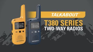 TALKABOUT T380T383 Series TwoWay Radios [upl. by Lain]