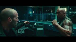 fast amp Furious 7 Hobbs meets Shaw first time [upl. by Ahseit]