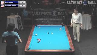 Karen Corr v Vivian Villareal Ultimate 10 Ball Championships 2013 [upl. by Rehpotsirk20]