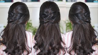 Quick amp Easy 2 Minute Hairstyle  Simple amp Cute Hairstyles for Medium Hair  Femirelle Hairstyle [upl. by Wadlinger]