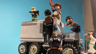 Lego Indiana Jones truck scene mini MOC [upl. by Marilou]