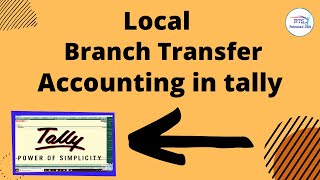 Local  within State Branch Transfer Accounting in tally erp 9  branch transfer entry in tally [upl. by Antonino]