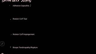 Adhesive Capsulitis vs Rotator Cuff Tear vs Biceps Tendinopathy USMLE and PLAB ortho [upl. by Viveca820]