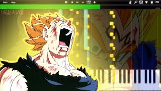 Vegetas Sacrifice  Final Atonement Theme  Dragon Ball Z OST Piano Tutorial Synthesia [upl. by Yenaiv]