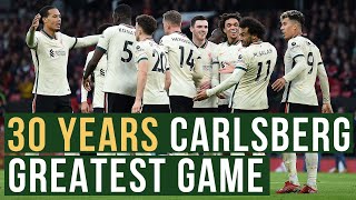 Carlsberg 30 Years WINNER Manchester Utd 05 Liverpool  Highlights [upl. by Llechtim]