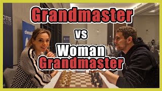 GM Danya Naroditsky VS WGM Dina Belenkaya [upl. by Marieann]