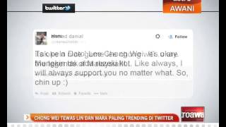 Chong Wei tewas Lin Dan mara paling trending di Twitter [upl. by Tab]