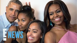 Michelle Obama Talks Parenting quotI Didnt Mess Them Upquot  E News [upl. by Rosenquist]