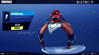 FORTNITE RAMBUNCTIOUS DANCE EMOTE BASS BOOSTED [upl. by Karab]