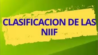 quotClasificación de las NIIF Guía para Entender las Normas Internacionales de Información Financieraquot [upl. by Delwyn9]