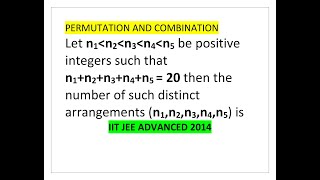 Let n1 n2 n3 n4 n5 be positive integers n1n2n3n4n520 distinct arrangements n1n2n3n4n5 [upl. by Nnylyaj]