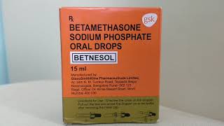 Hindi  Betnesol drops cough cold n many more [upl. by Eca483]