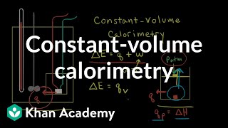 Constantvolume calorimetry  Thermodynamics  AP Chemistry  Khan Academy [upl. by Andaira]