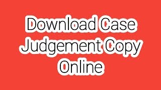 How to download Case Judgement Copy online judgementcopyecourtservicetamilintamil [upl. by Aker]